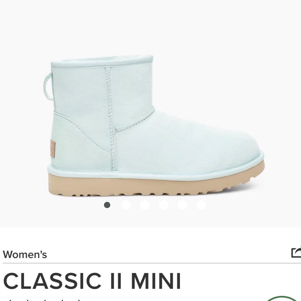 UGG Classic Mini Turquoise US 8